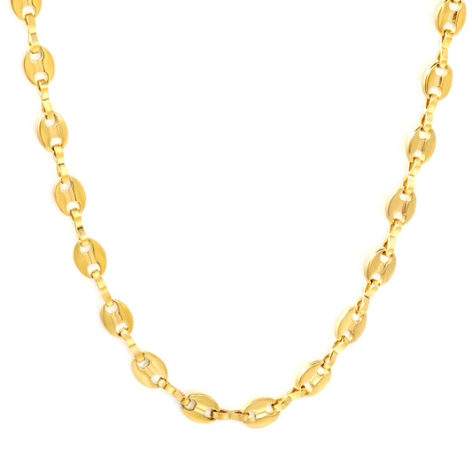 Coffee Bean Chain Necklace