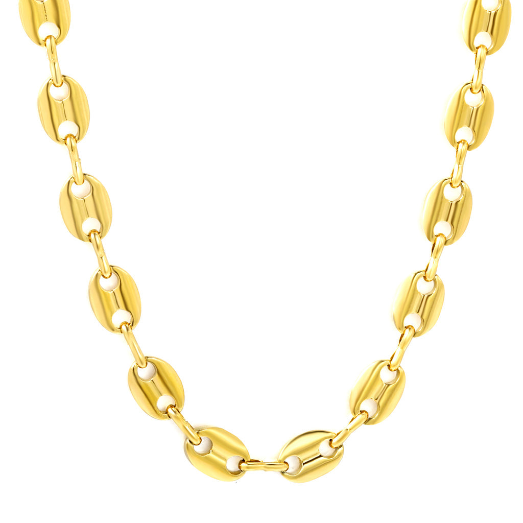 Coffee Bean Chain Necklace