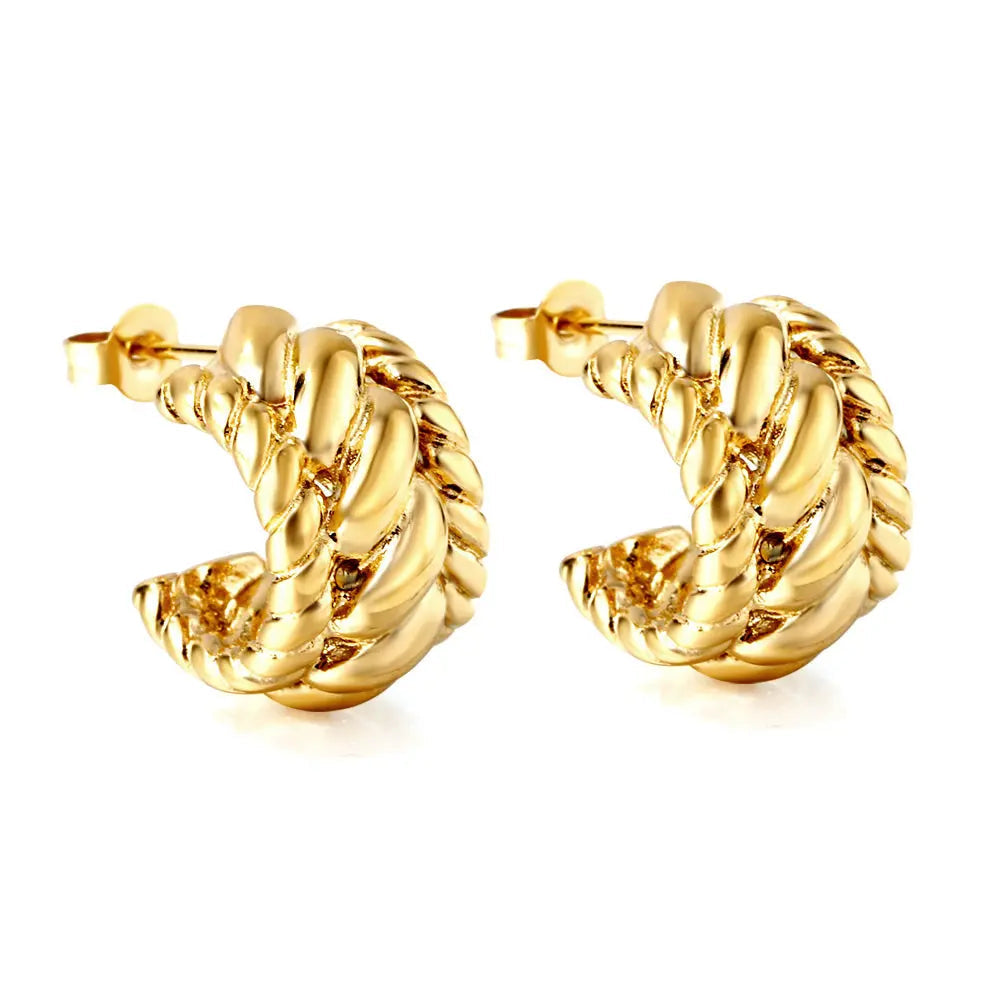 Celeste Twist Hoops