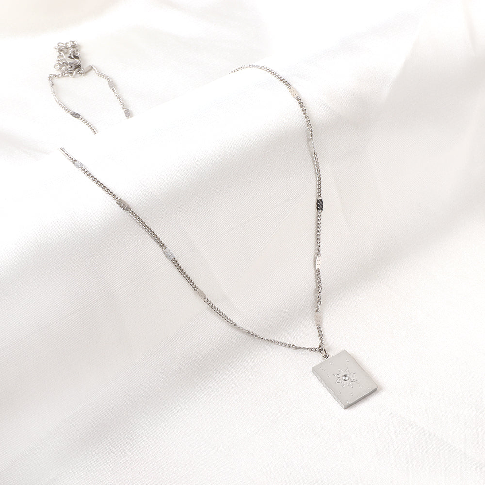 Sunburst Diamond Necklace