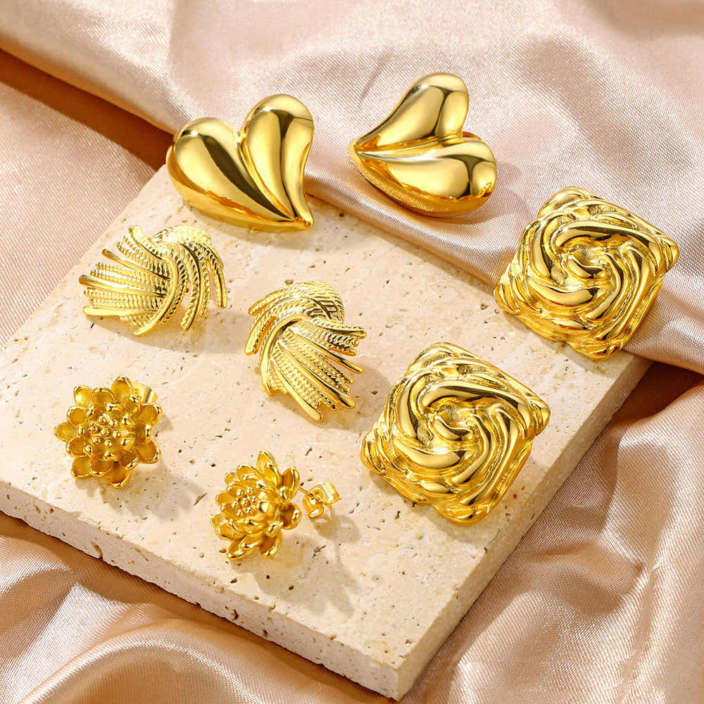 Vintage Irregular Light Luxury Earrings